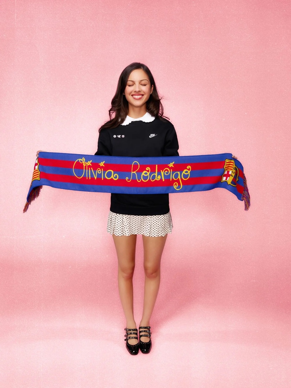 Scarf FC Barcelona x Olivia Rodrigo x Spotify